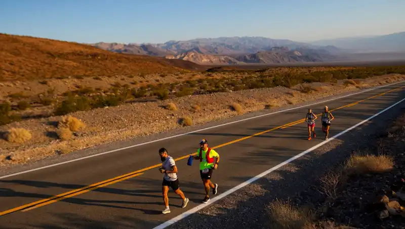 Ölüm Vadisi’nde Dünyanın En Zor Maratonunda Rekor Kıran Cesur Koşucu