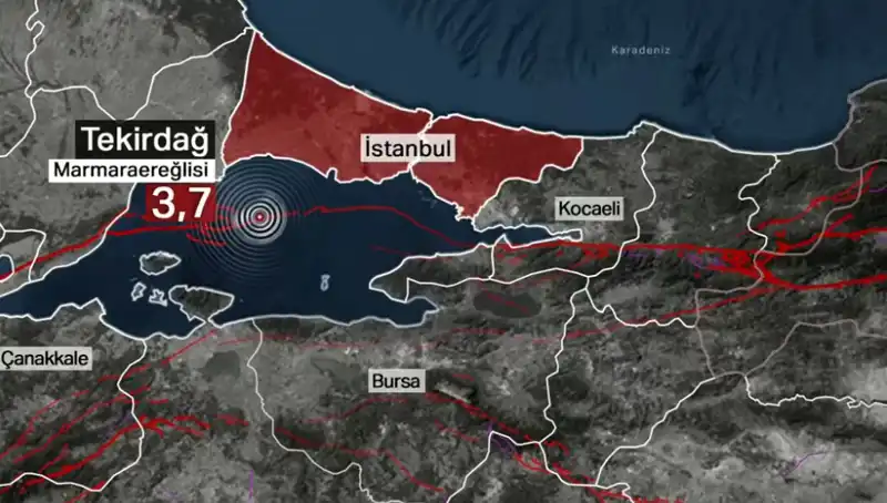 Marmara Denizi'nde 3,7 Büyüklüğünde Deprem: Olası Etkileri Neler?