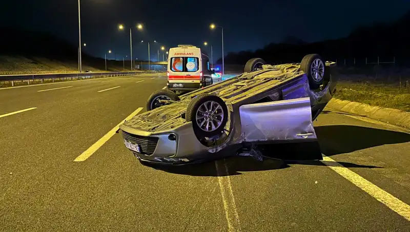 Kuzey Marmara Otoyolu'nda Kaza: İki Otomobil Çarpıştı ve Yaralılar Var