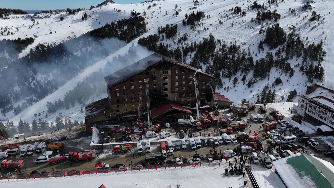 Kartalkaya'daki Otel Yangını Zanlıları Tutuklandı