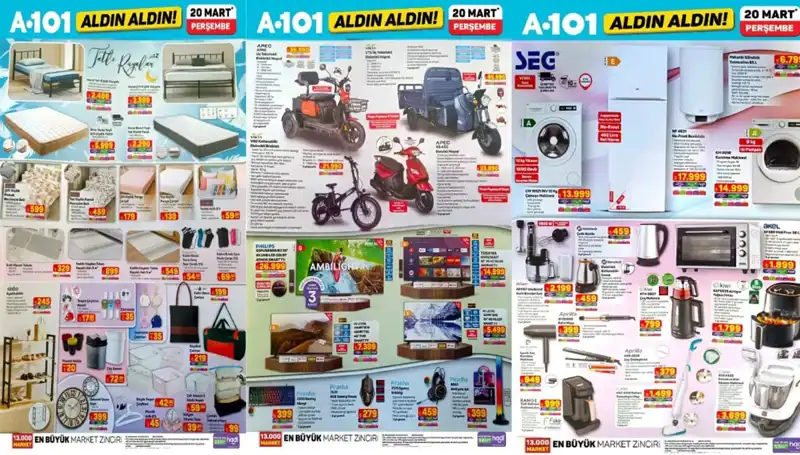 20 Mart A101 Aktüel Kataloğu: Yeni Bütçe Dostu Ürünler ile Dolu!