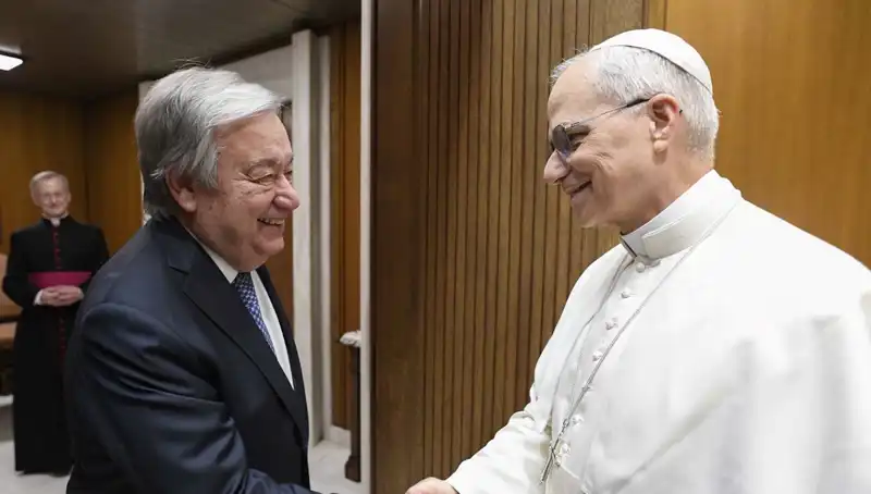 Papa Leo ve Guterres, Barış İçin Bir Araya Geldi: Tarihi Görüşme
