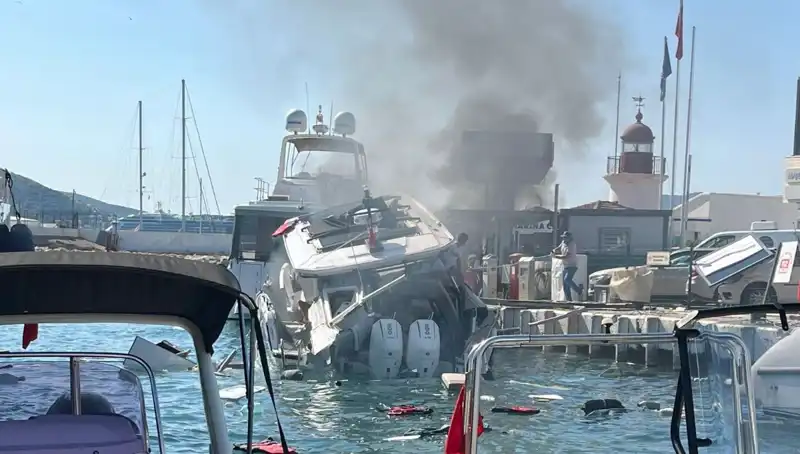 Bodrum'da Tekne Patladı: Tatilcilerin Korku Dolu Anları