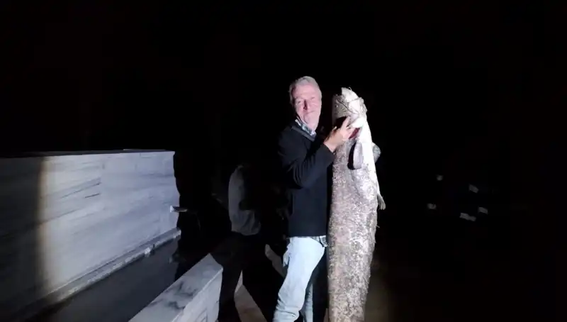 Barajda Oltasına Takılan Dev Balık, 40 Kilo ile Göz Doldurdu!