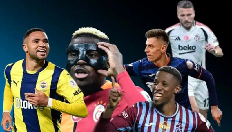 Süper Lig 2023-2024 Gol Krallığı Yarışı: Osimhen, Banza ve En-Nesyri'nin Performansları